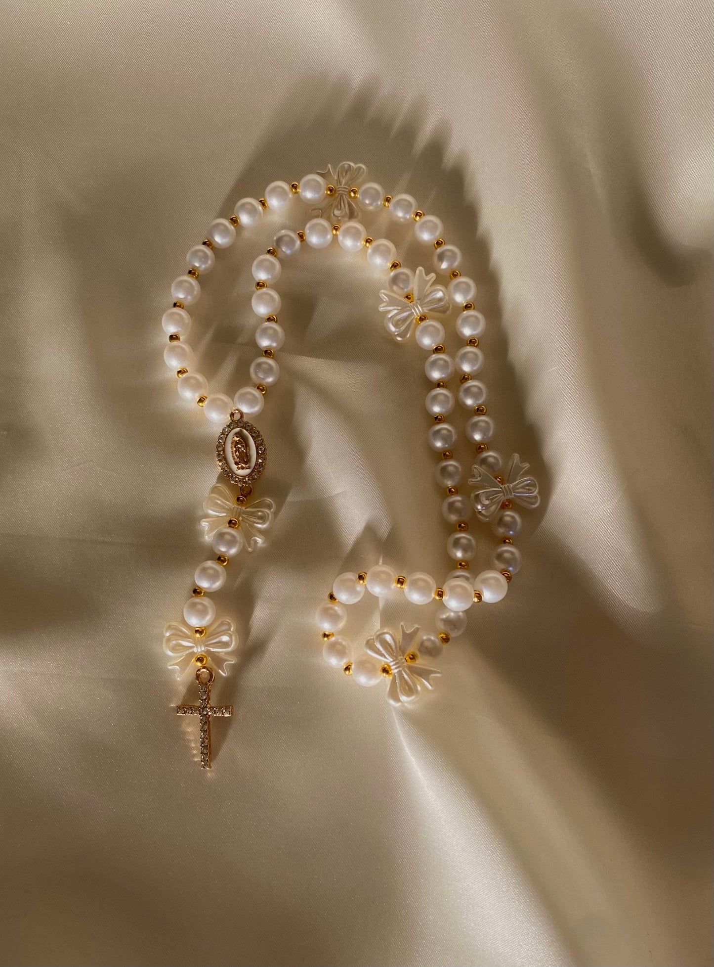 Chapelet à nœuds Blanc