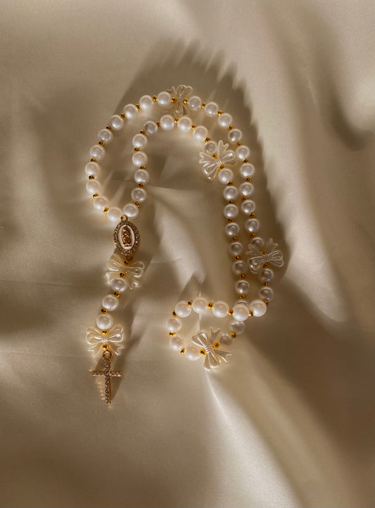 Chapelet à nœuds Blanc