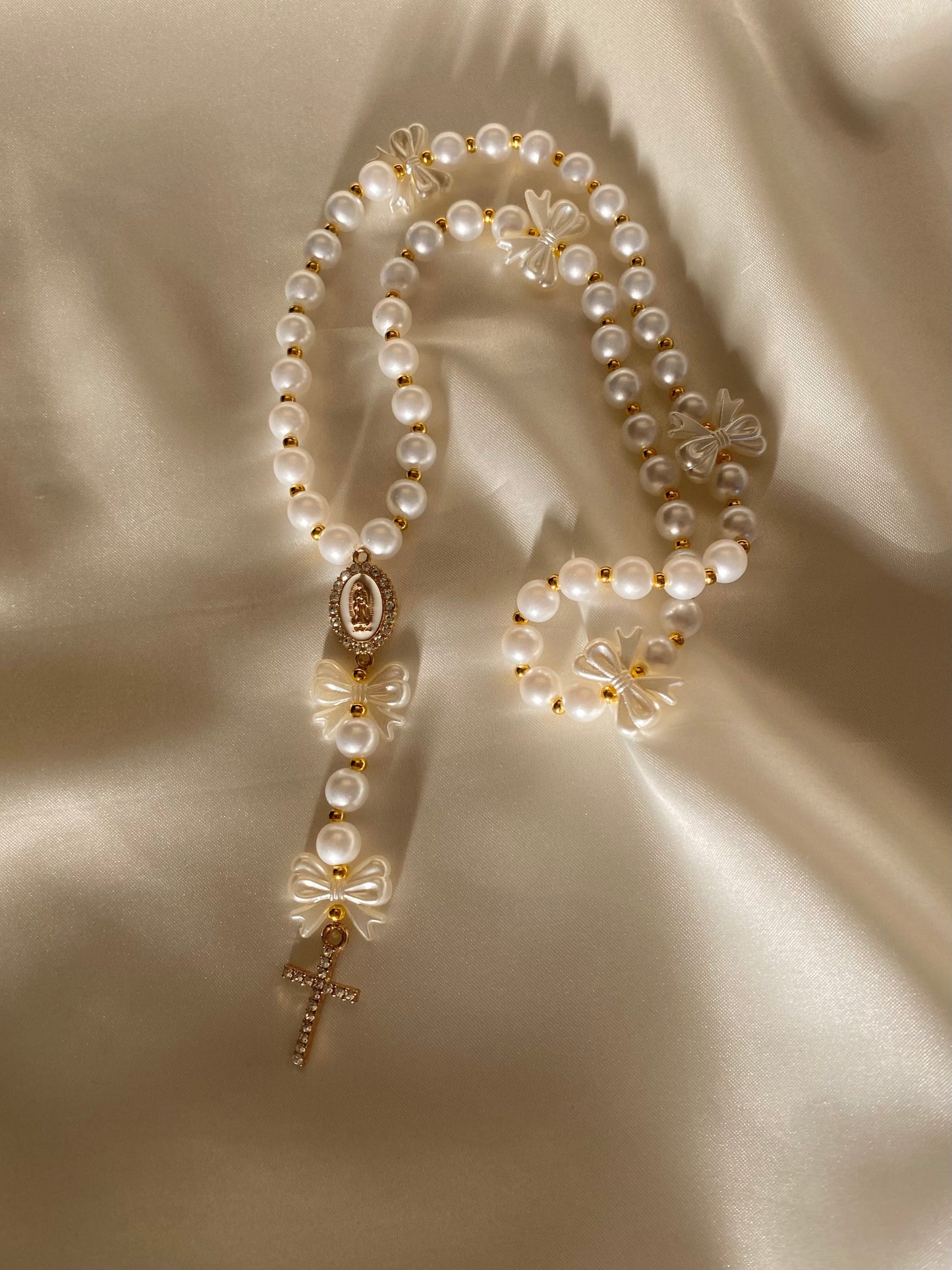 Chapelet à nœuds Blanc