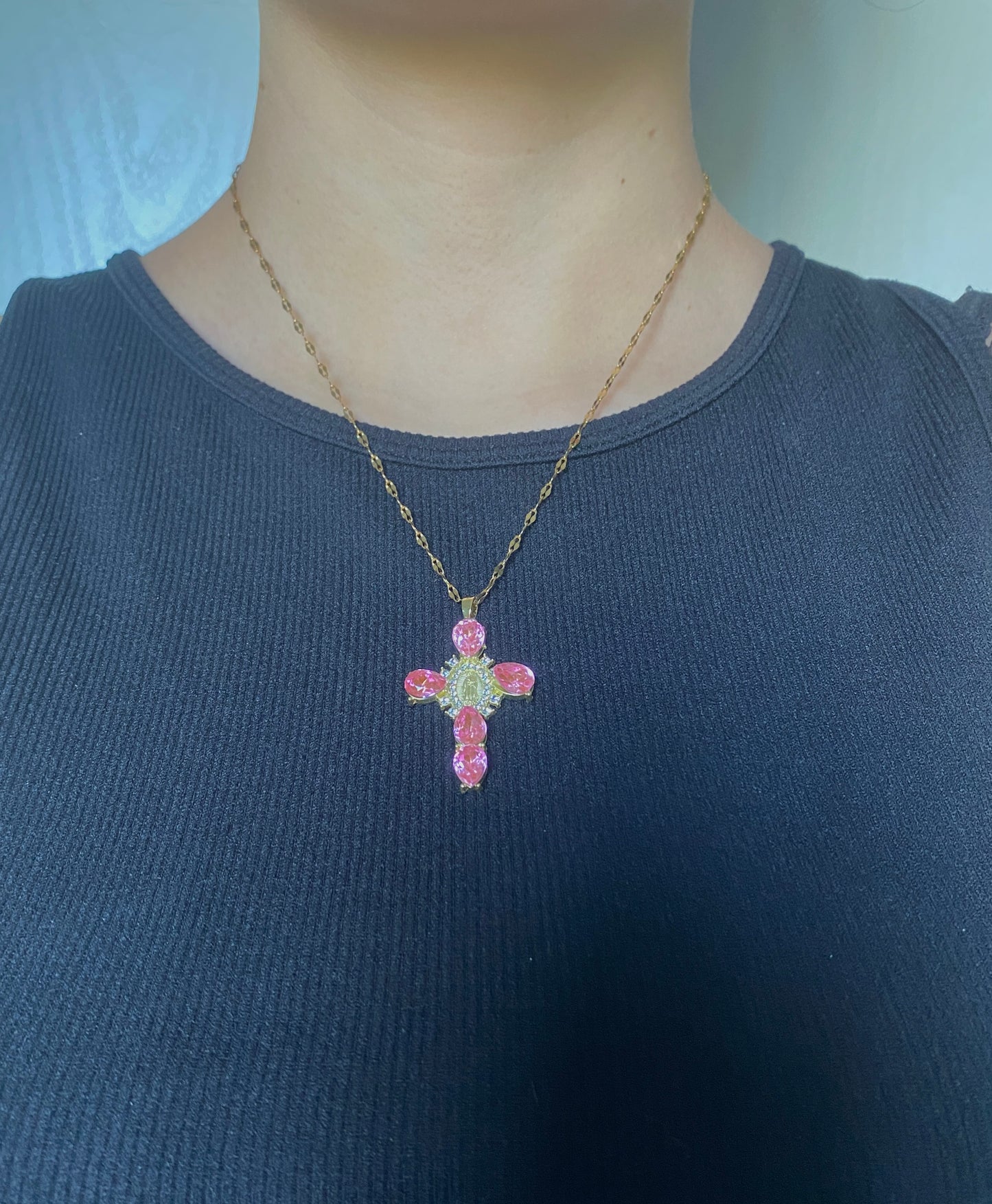 Collier Épure Rose