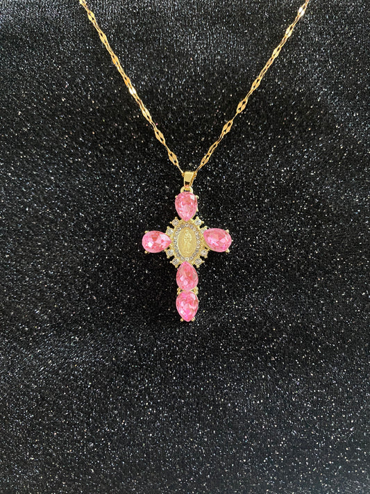 Collier Épure Rose